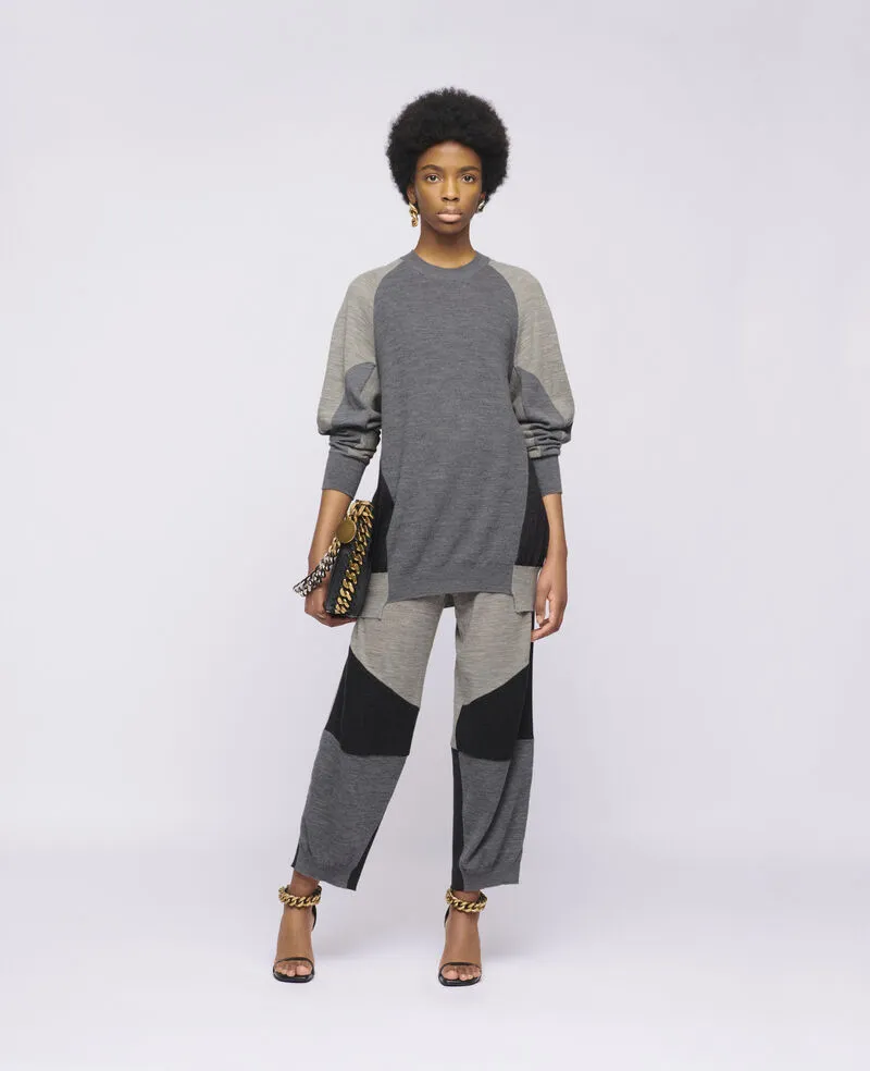 Stella Mccartney Panelled Knitted Pants