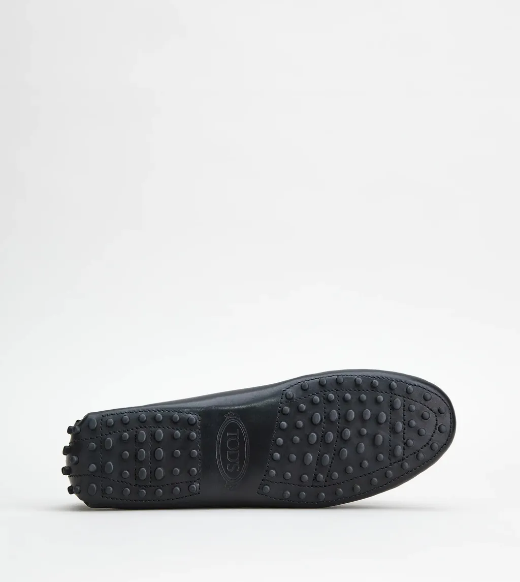 Kate Chain-Embellished Leather Loafers