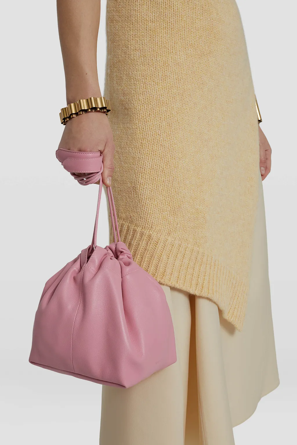 Drawstring Bucket Bag