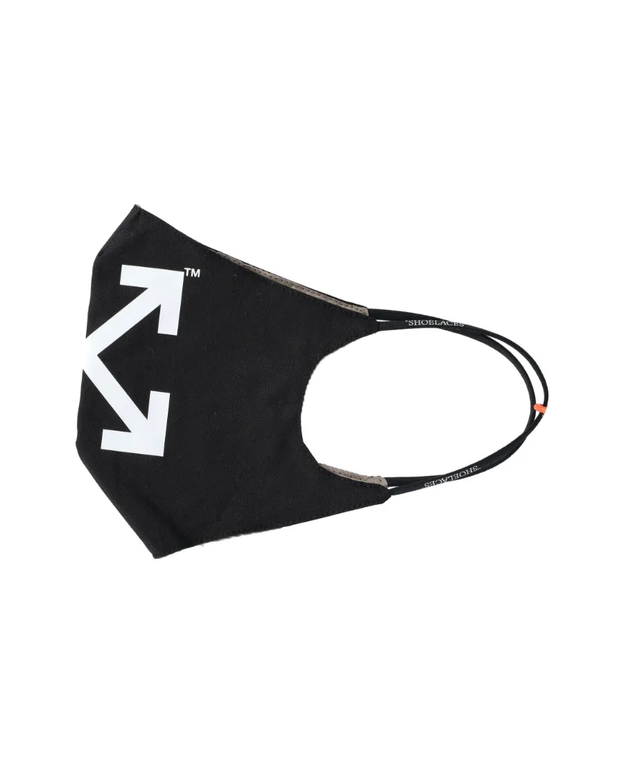 Off-White Arrow Logo Printed Face Mask