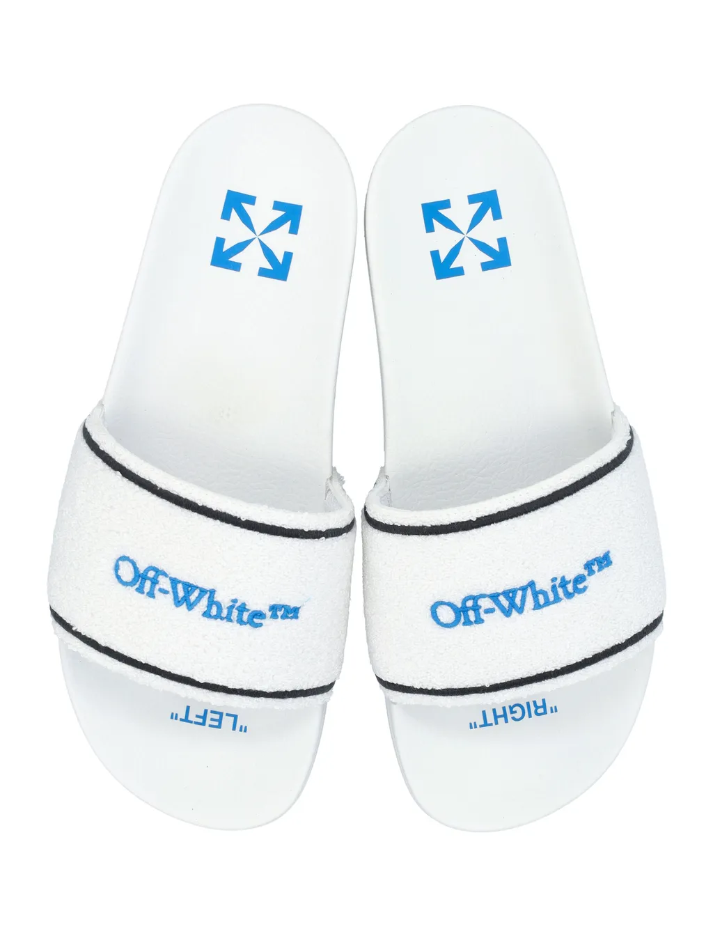Towel Logo-Embroidered Slides
