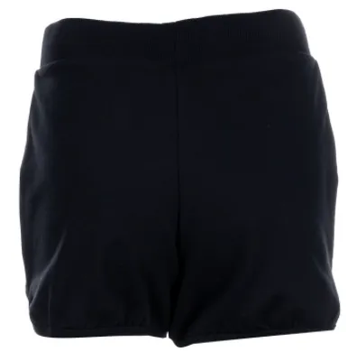 Black Casual Lettered Shorts
