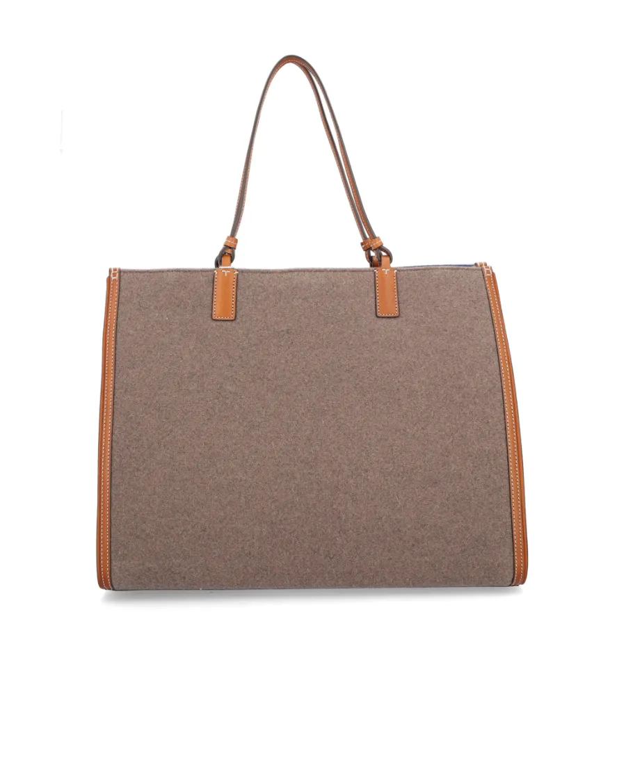 Tory Burch Ella Logo-Perforated Tote Bag