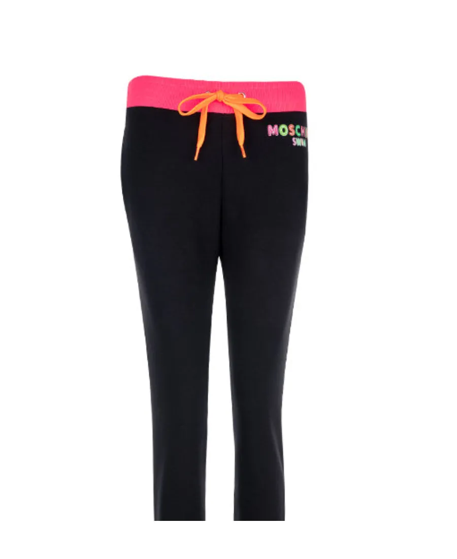 Strap-Up Colorful Lettered Casual Pants