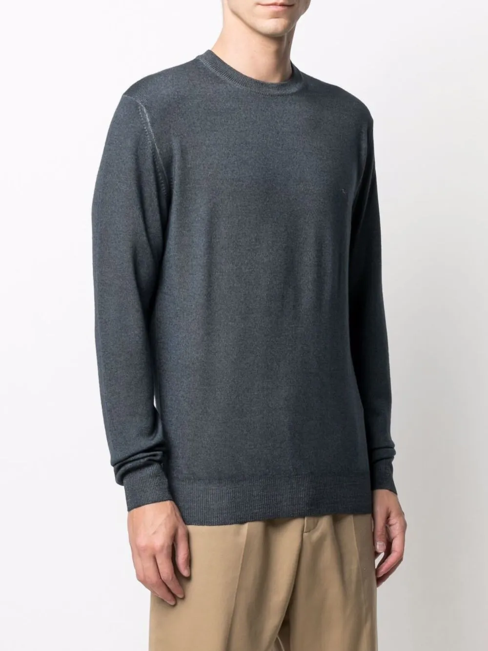Embroidered-Logo Jumper