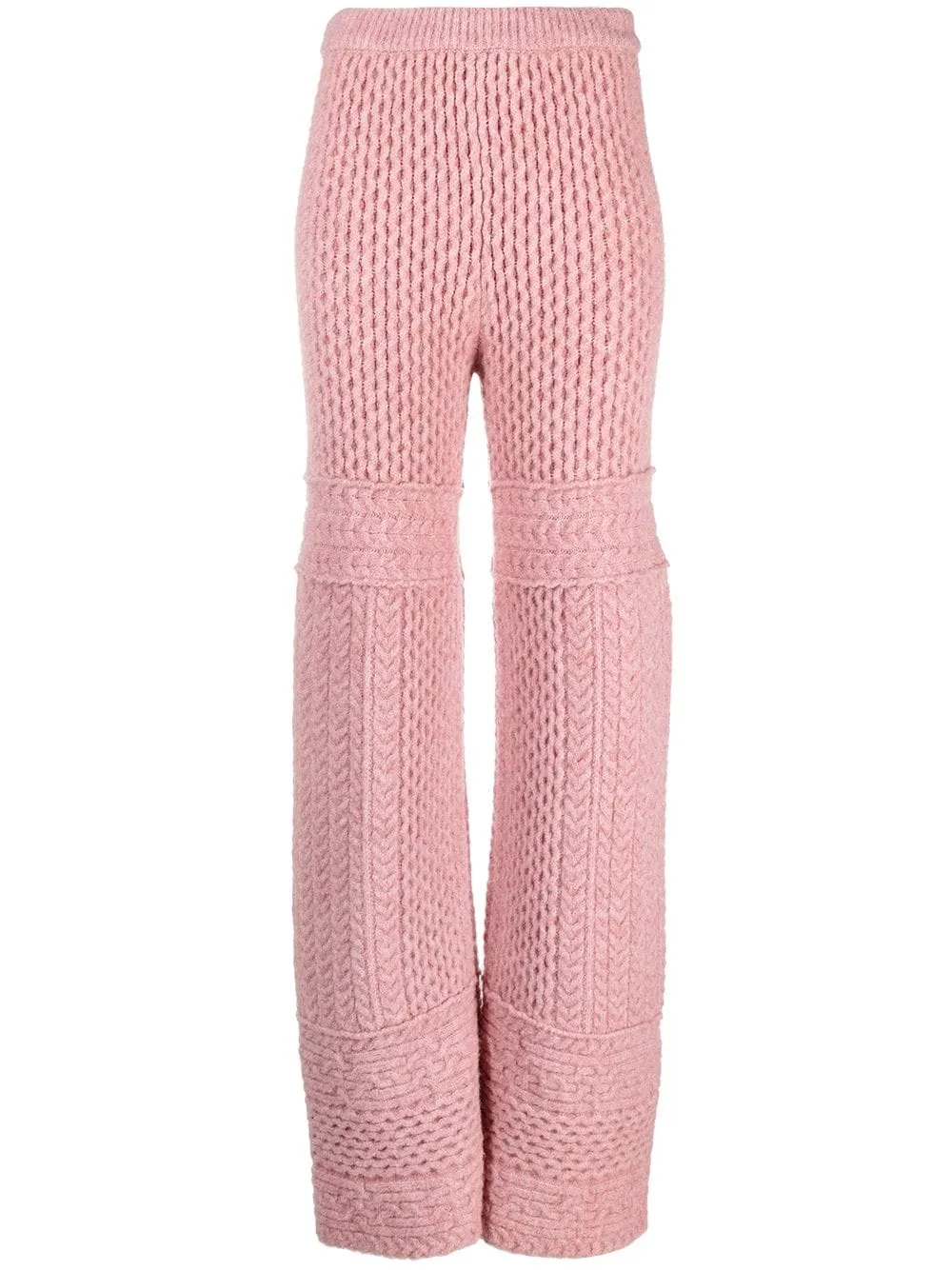 Fina Cable-Knit Trousers