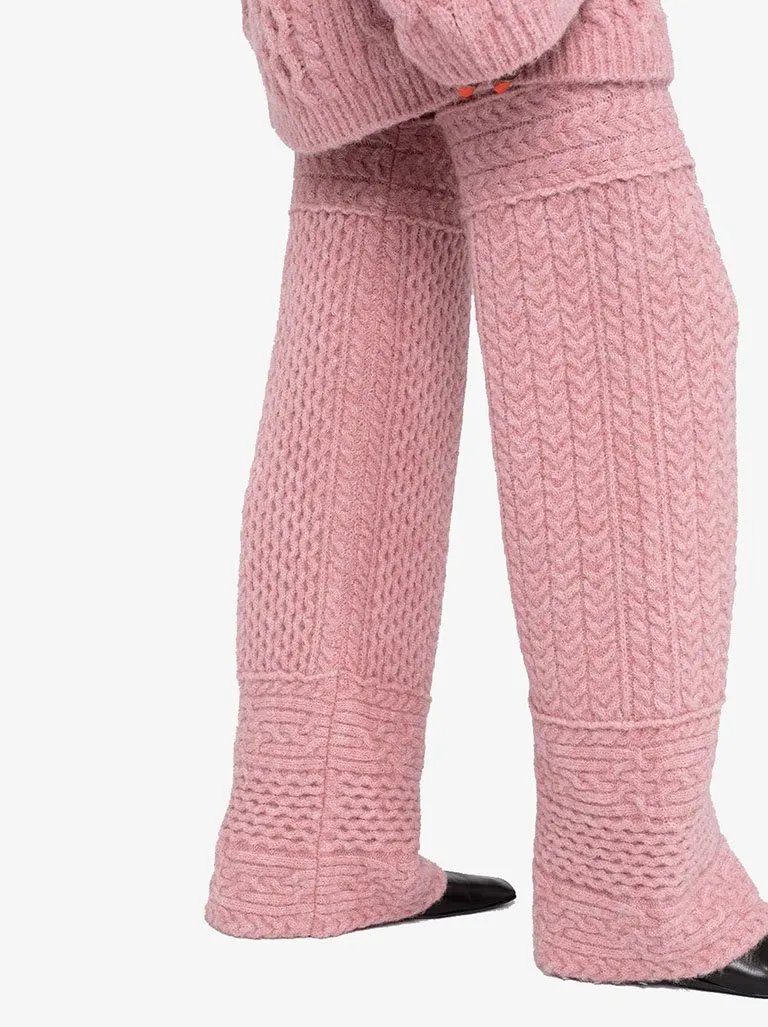 Fina Cable-Knit Trousers