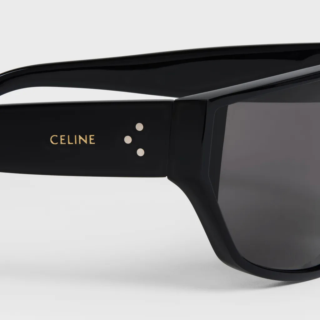 Black Frame 32 Sunglasses In Acetate