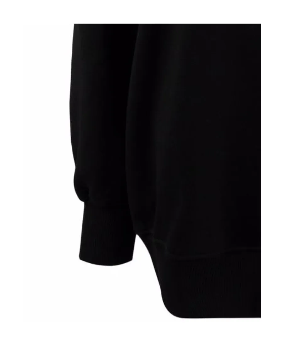 Studded Logo-Print Hoodie Dress