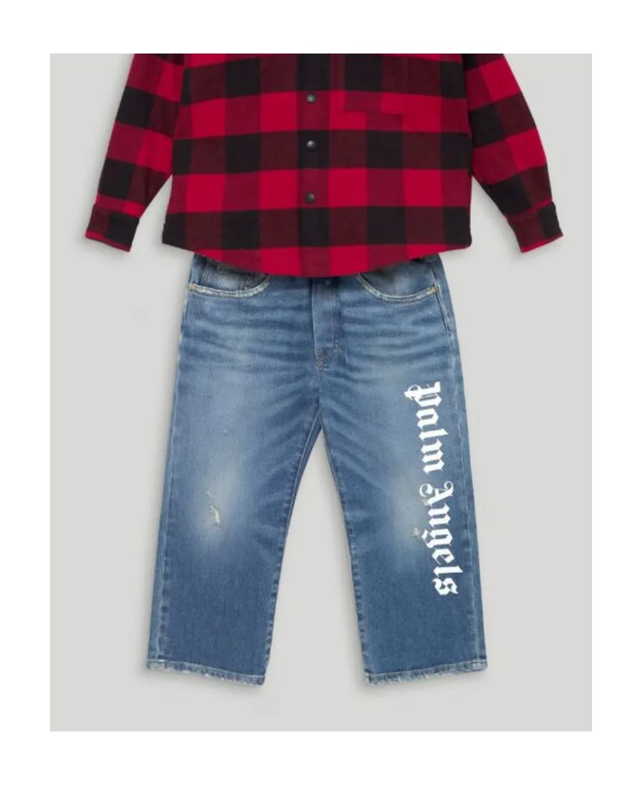 Logo-Print Jeans