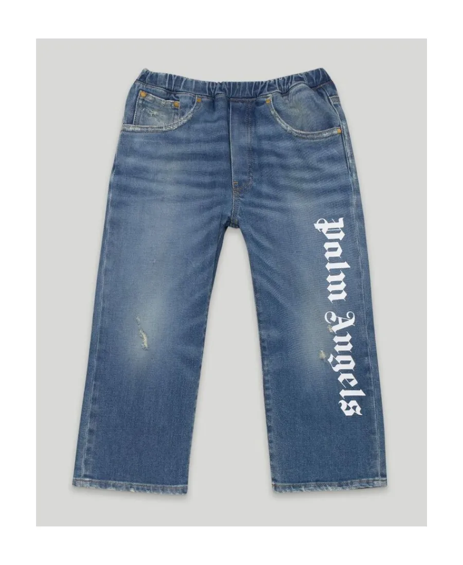 Logo-Print Jeans