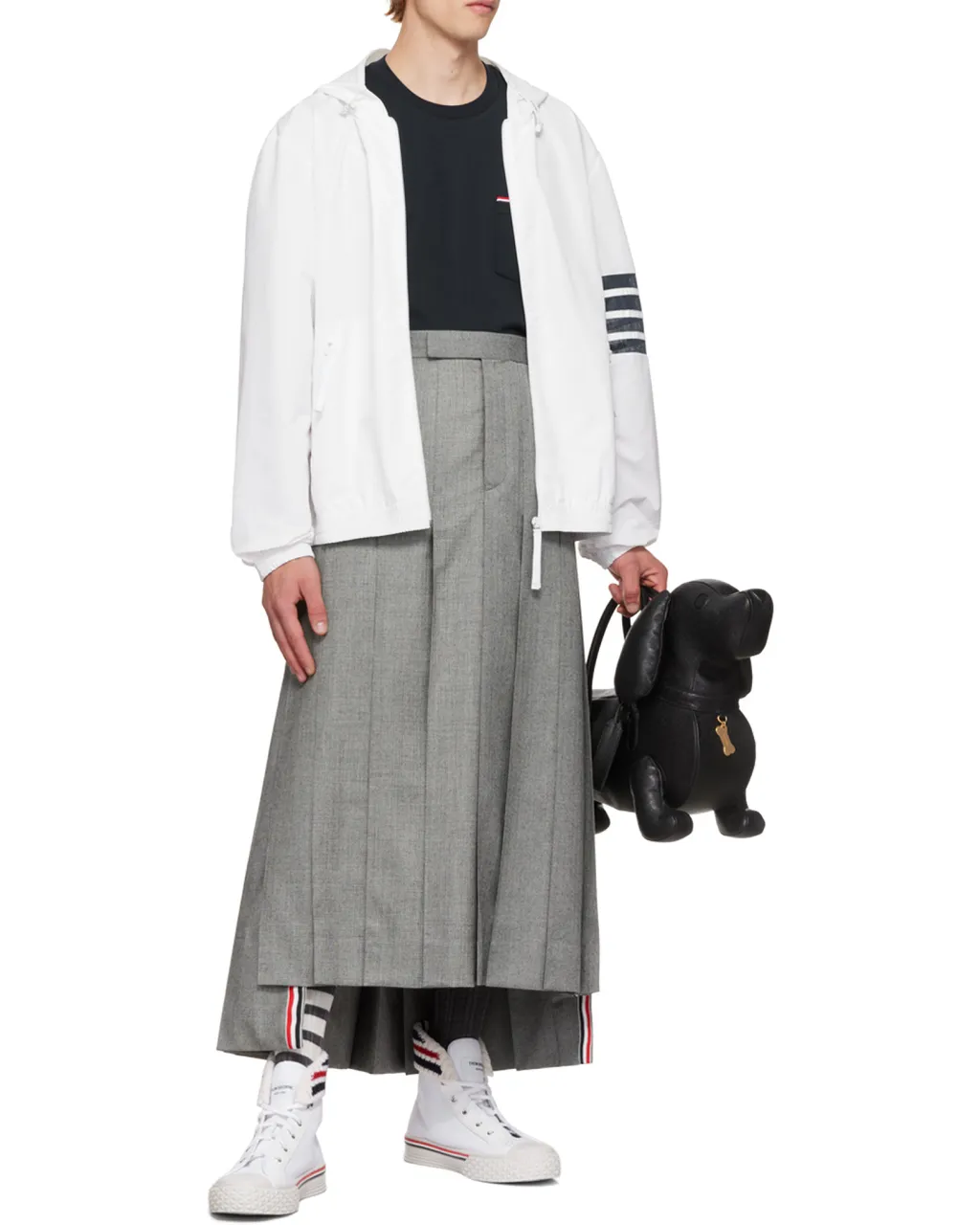 Thom Browne Short Sleeved Crewneck T-Shirt