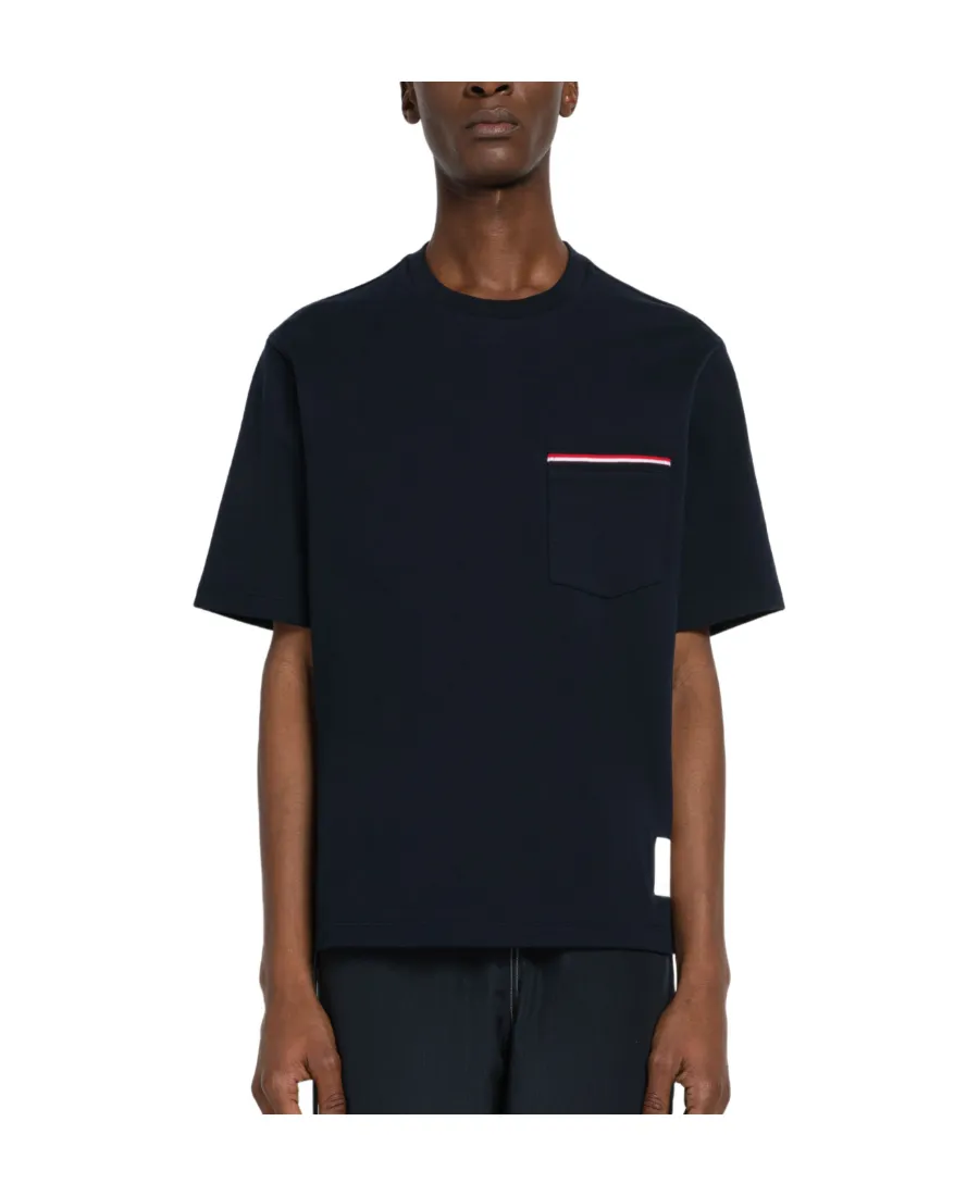Thom Browne Short Sleeved Crewneck T-Shirt