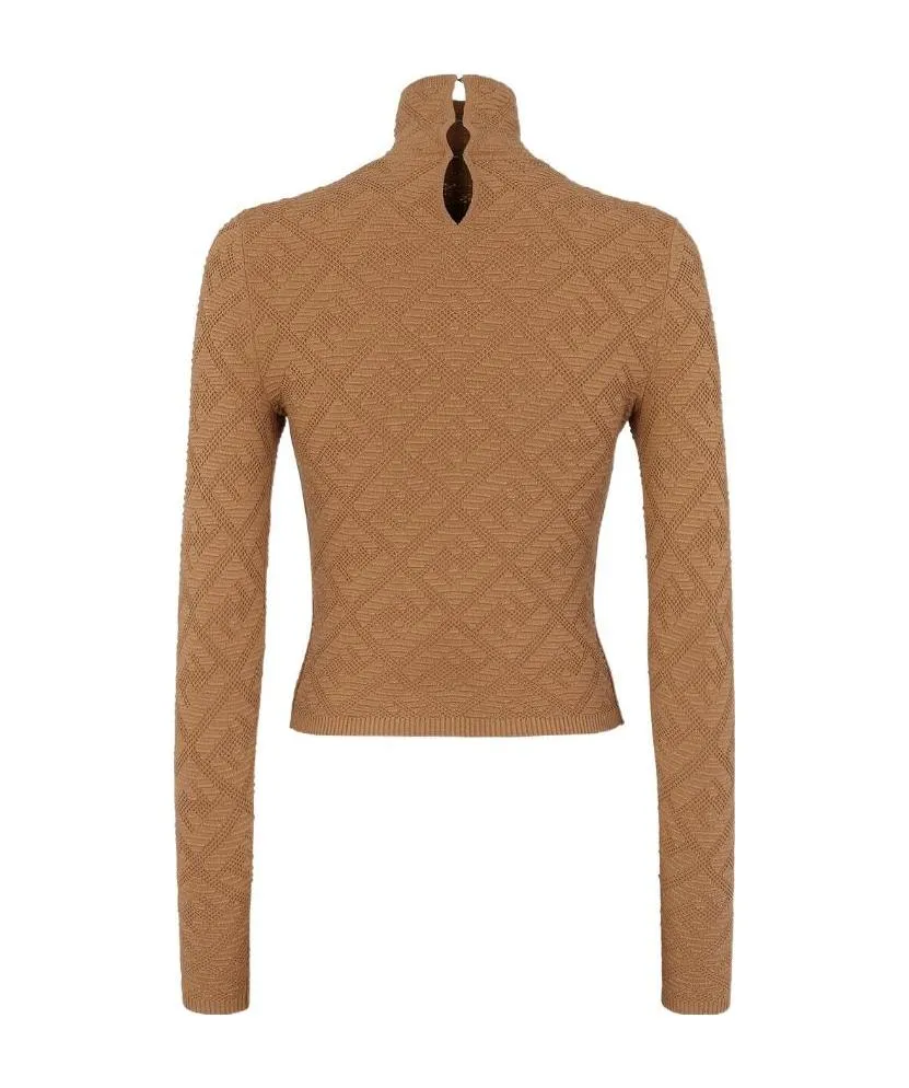 Beige Viscose Jumper