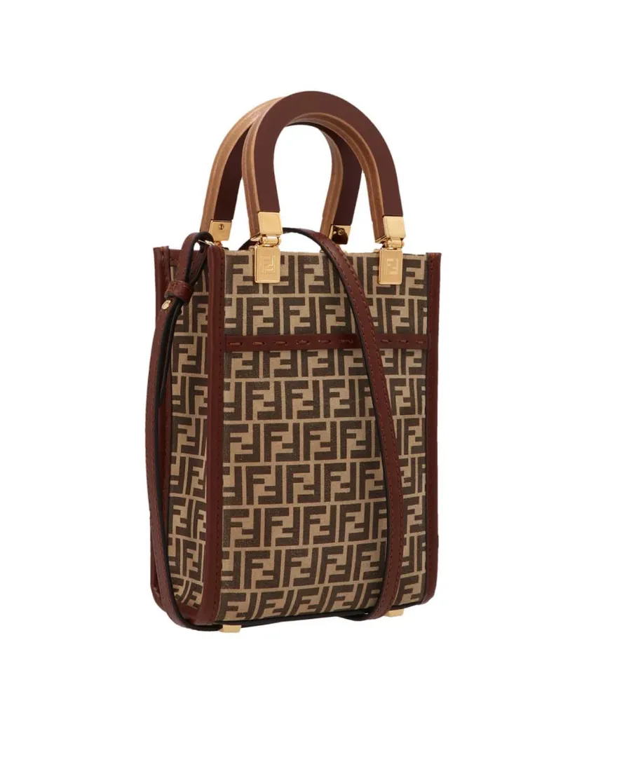 Fendi F Logo Top Hndl Mini Bag