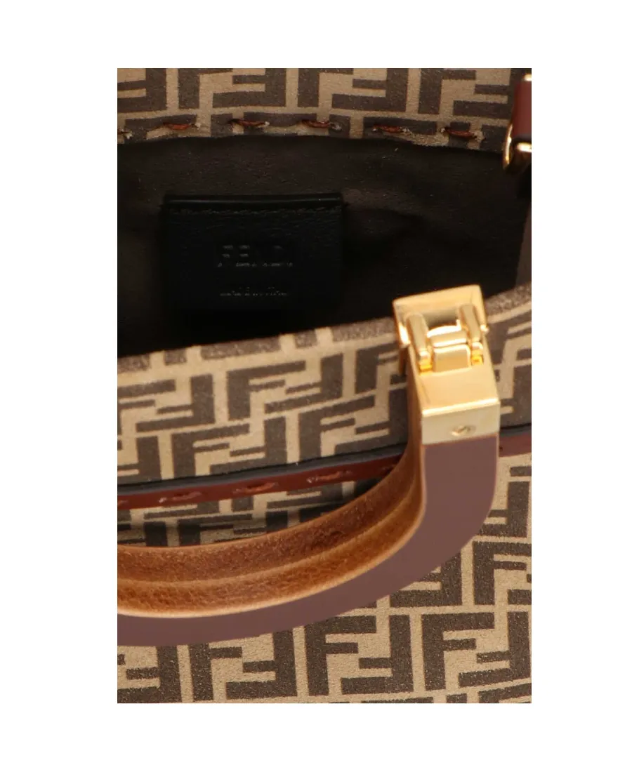 Fendi F Logo Top Hndl Mini Bag