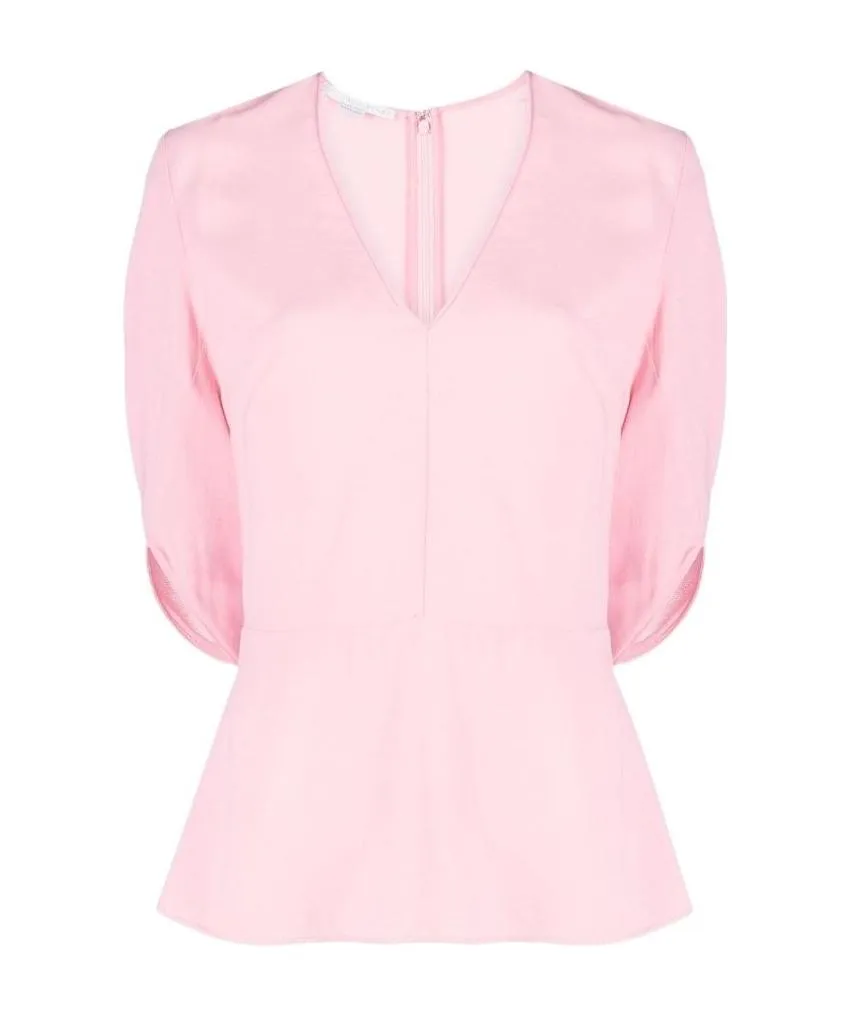 Melody V-Neck Peplum Blouse