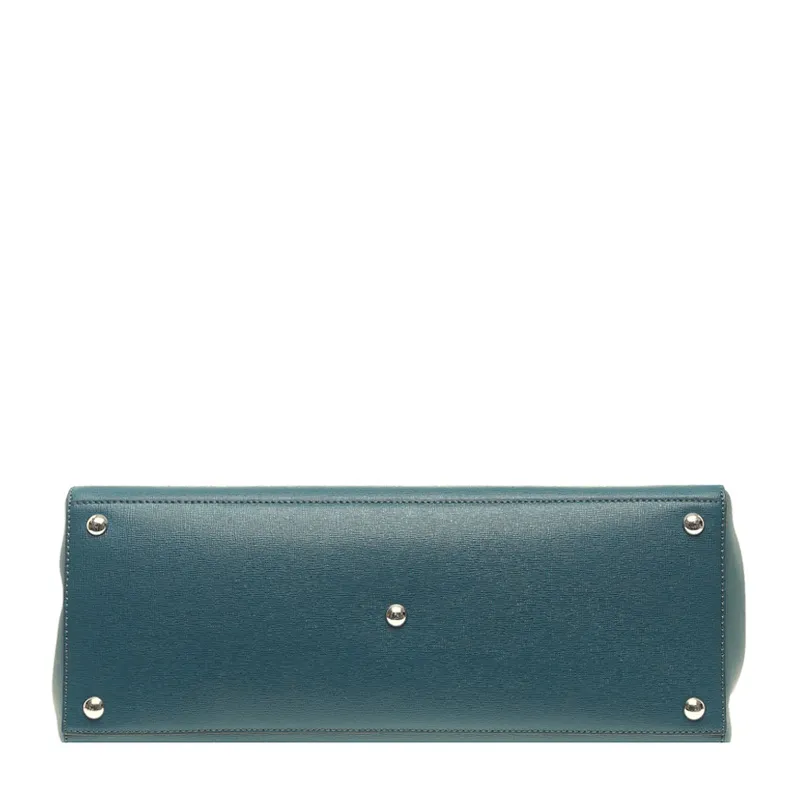 Navy Blue Logo Handbag