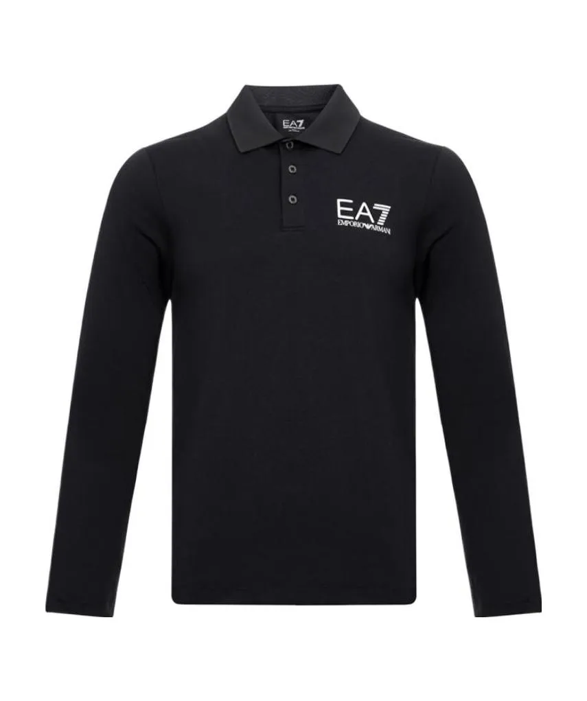 Long-Sleeved Polo Shirt
