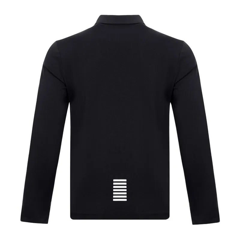 Long-Sleeved Polo Shirt