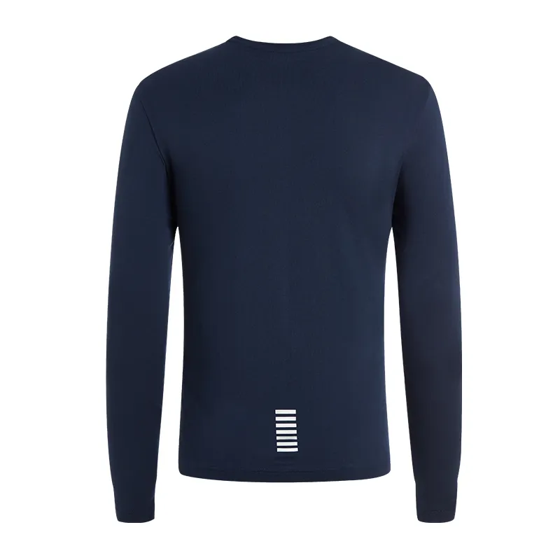 Navy Blue Long-Sleeved T-Shirt