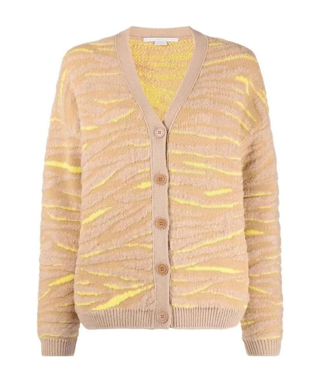 Stella Mccartney Patterned V-Neck Cardigan