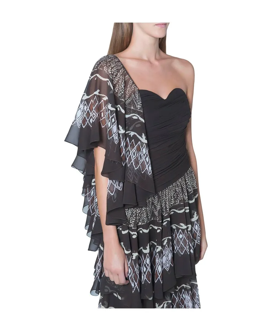 Layered Printed Maxi Dress