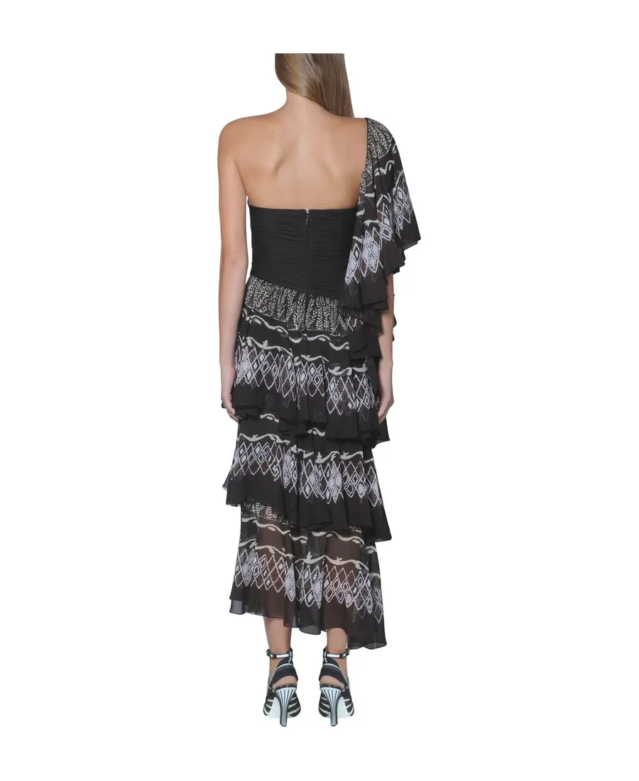 Layered Printed Maxi Dress
