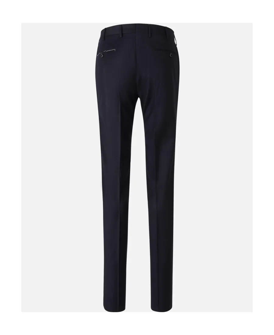 Slim-Fit Wool Trousers