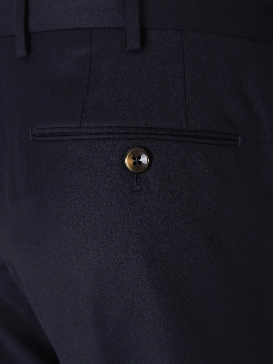 Slim-Fit Wool Trousers