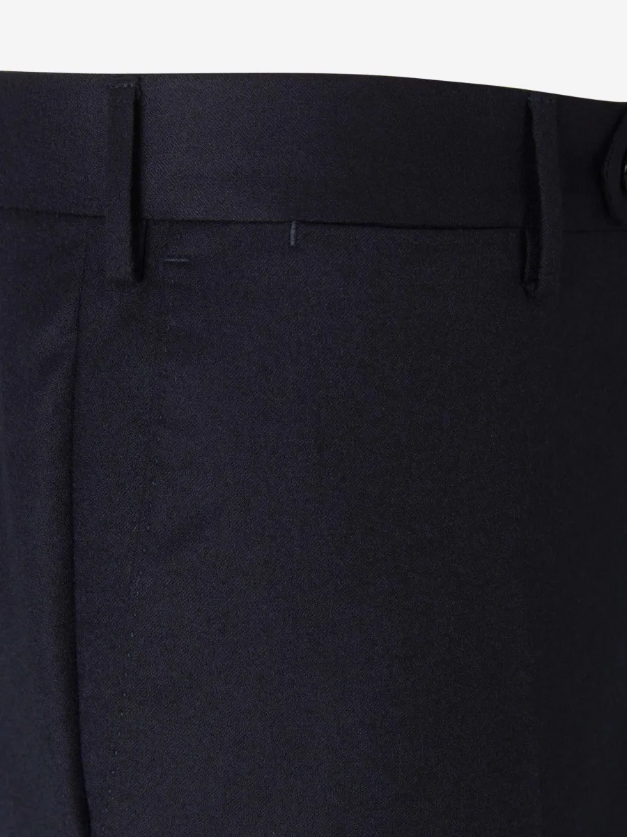 Slim-Fit Wool Trousers