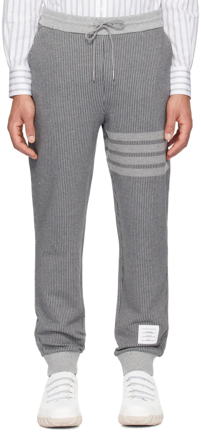 Thom Browne Drawstring Knitted Track Pants