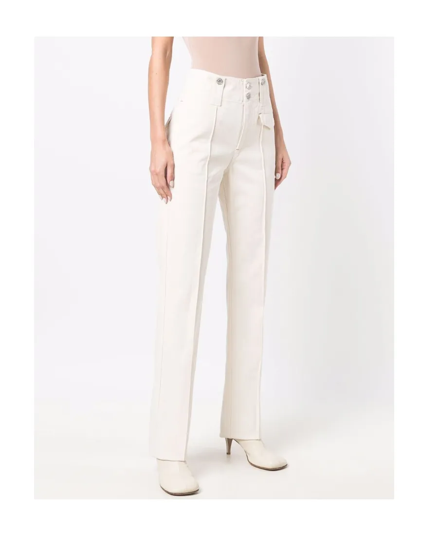 Belt Loop Straight Trousers