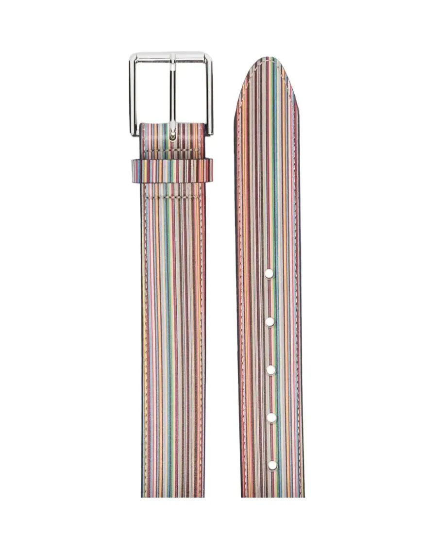 Paul Smith Striped Buckle Fastened Belt