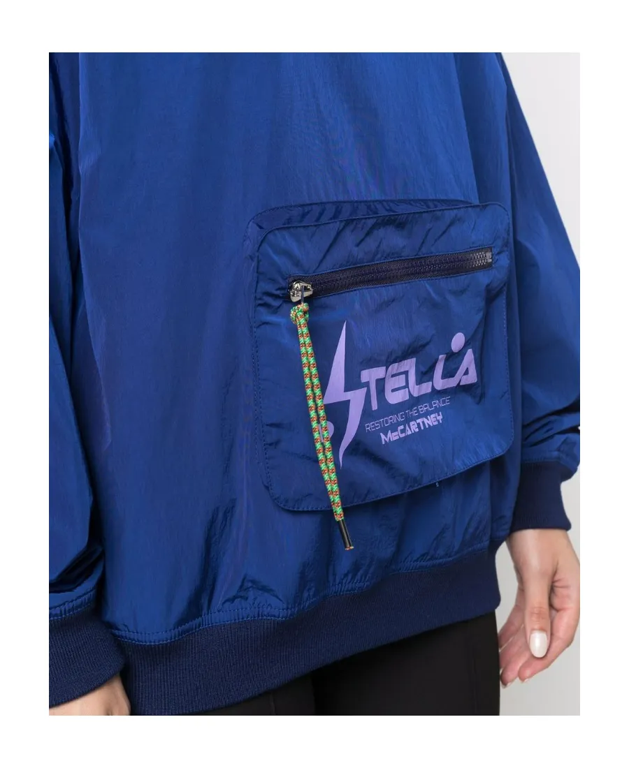 V-Neck Pouch Pocket Sweatshirt