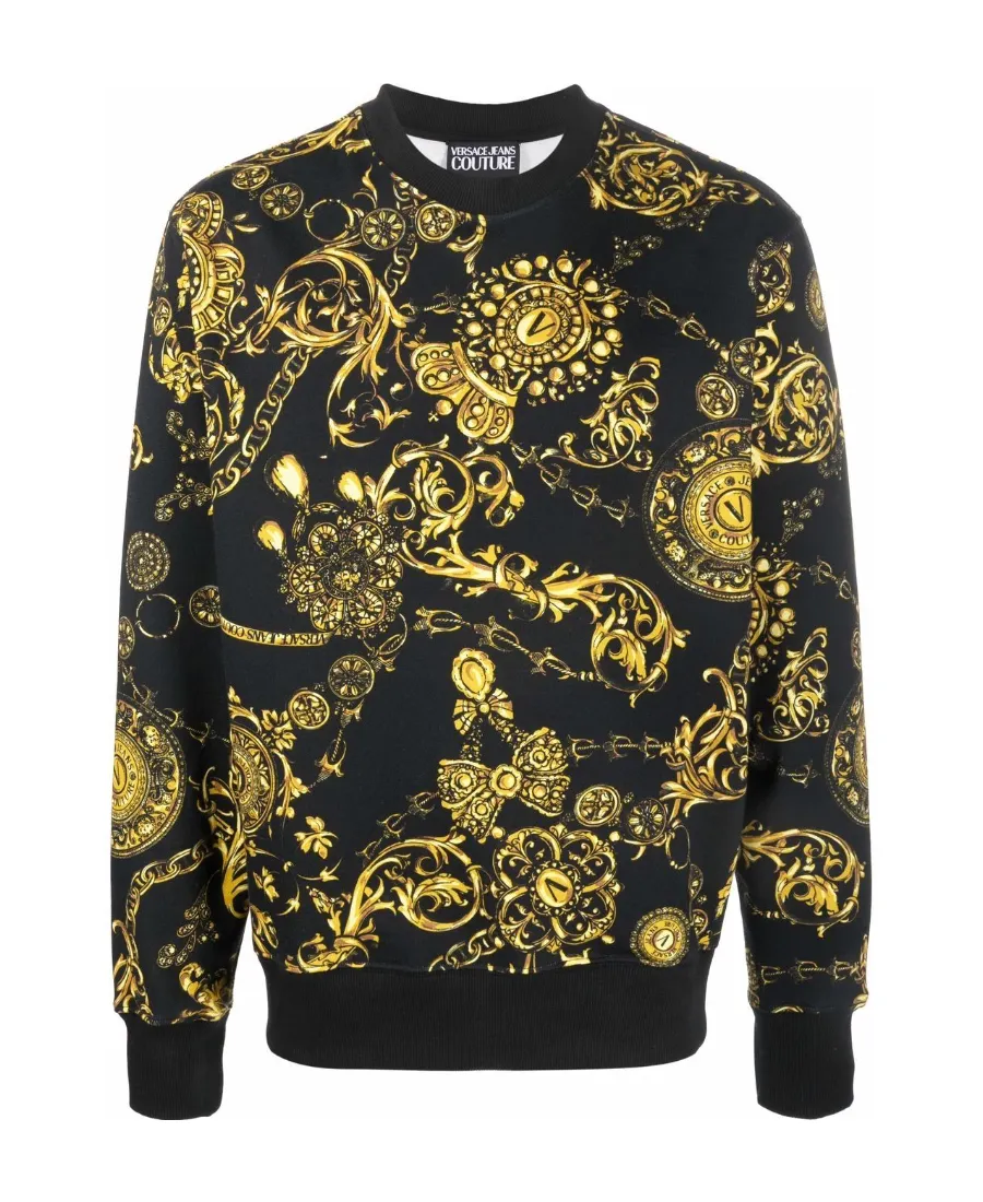 Baroque-Print Sweatshirt