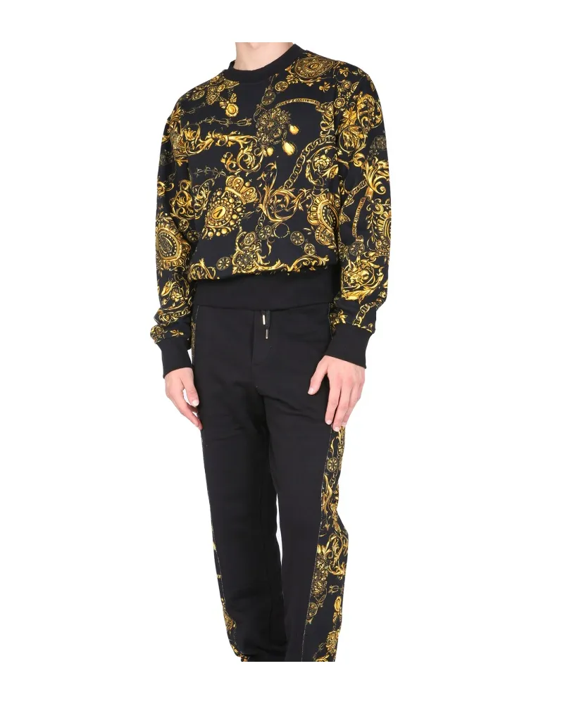 Baroque-Print Sweatshirt
