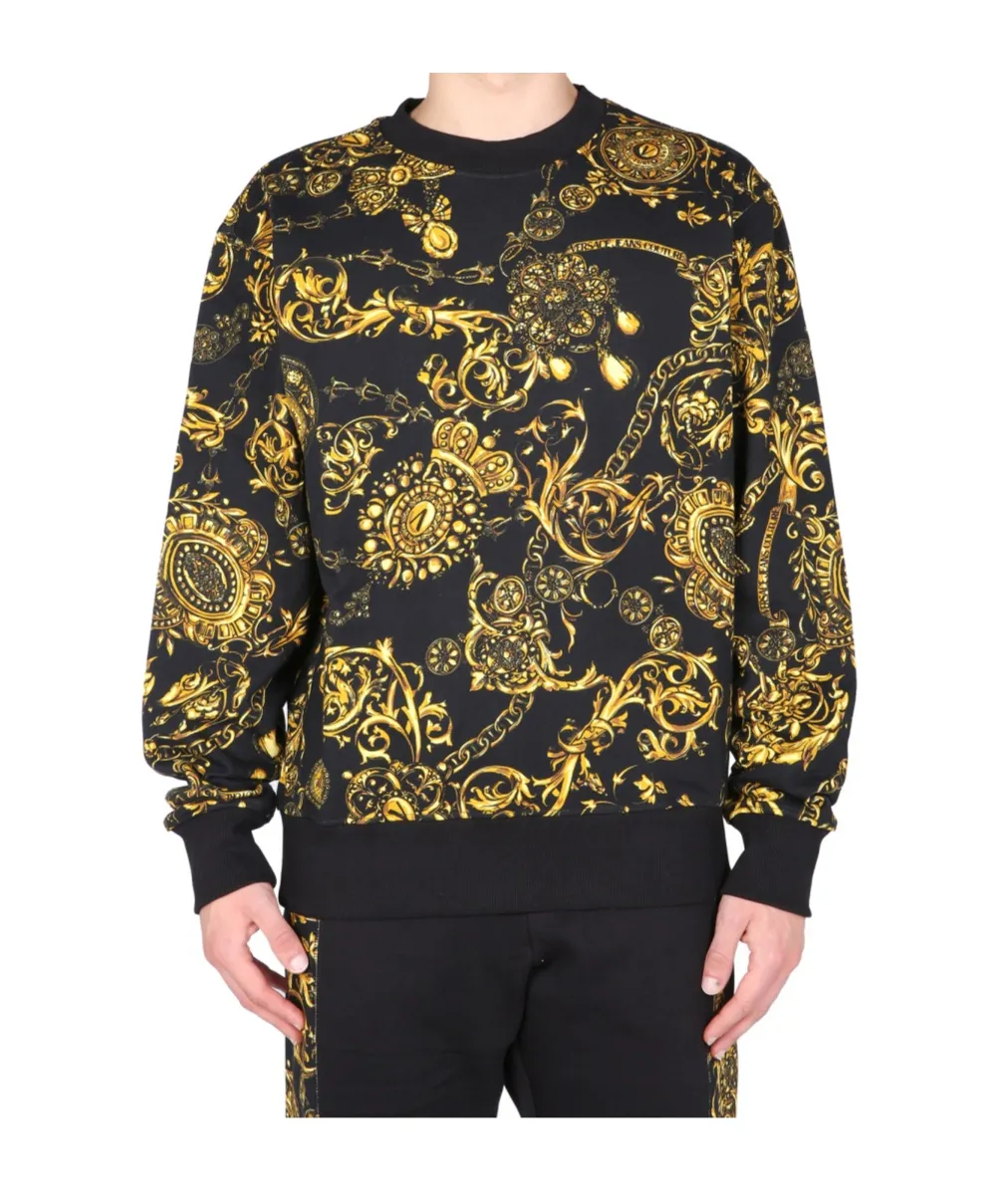 Baroque-Print Sweatshirt