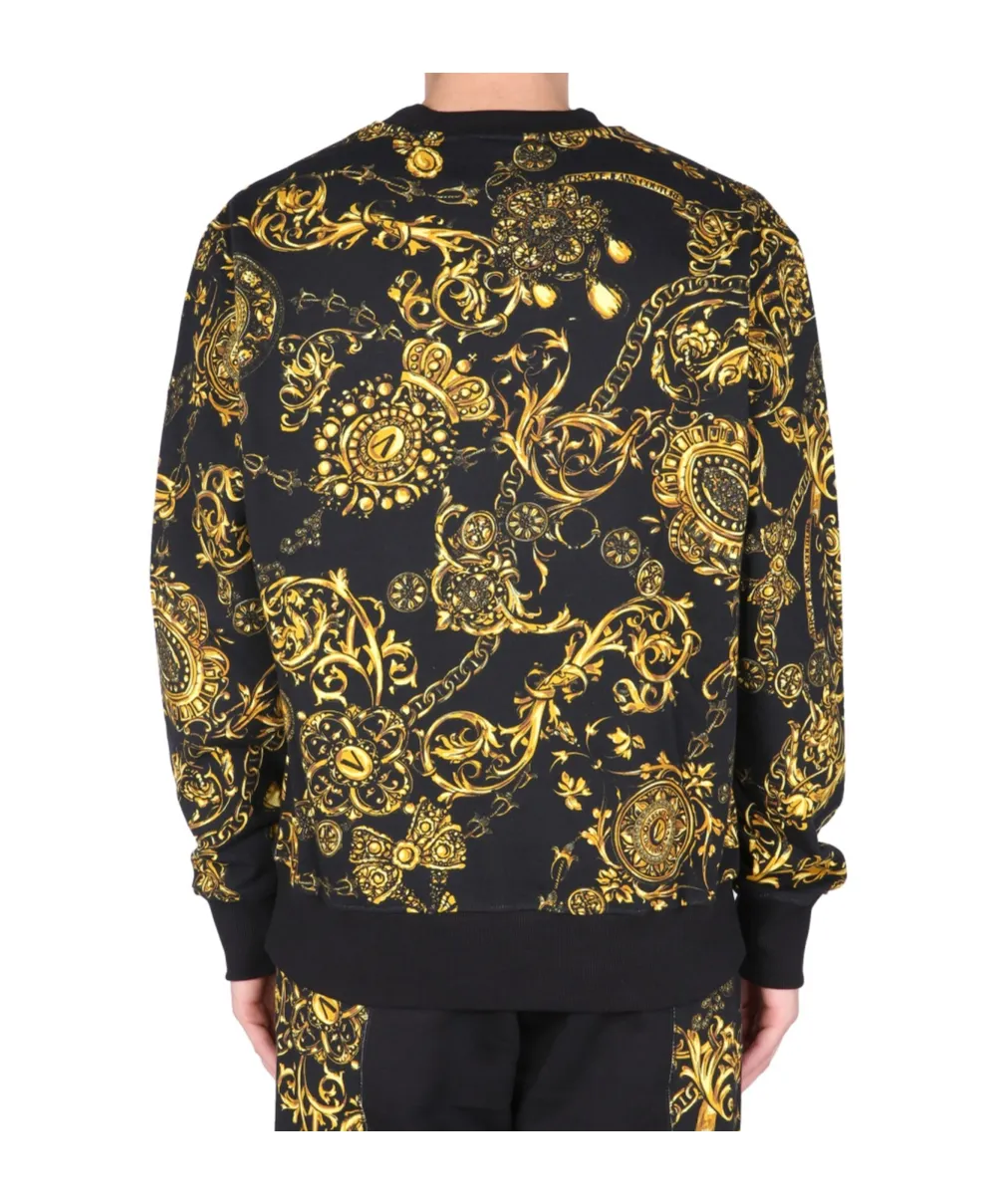 Baroque-Print Sweatshirt