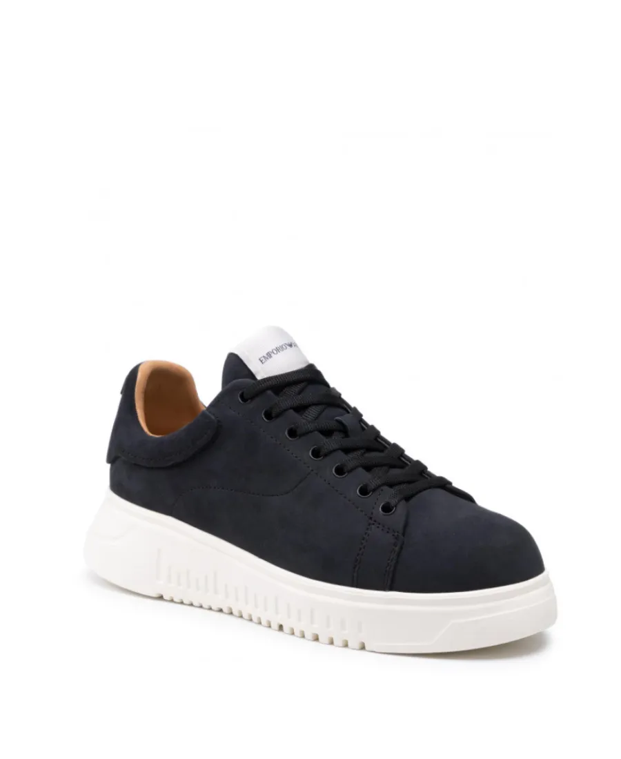 Emporio Armani Logo Patch Low-Top Sneakers