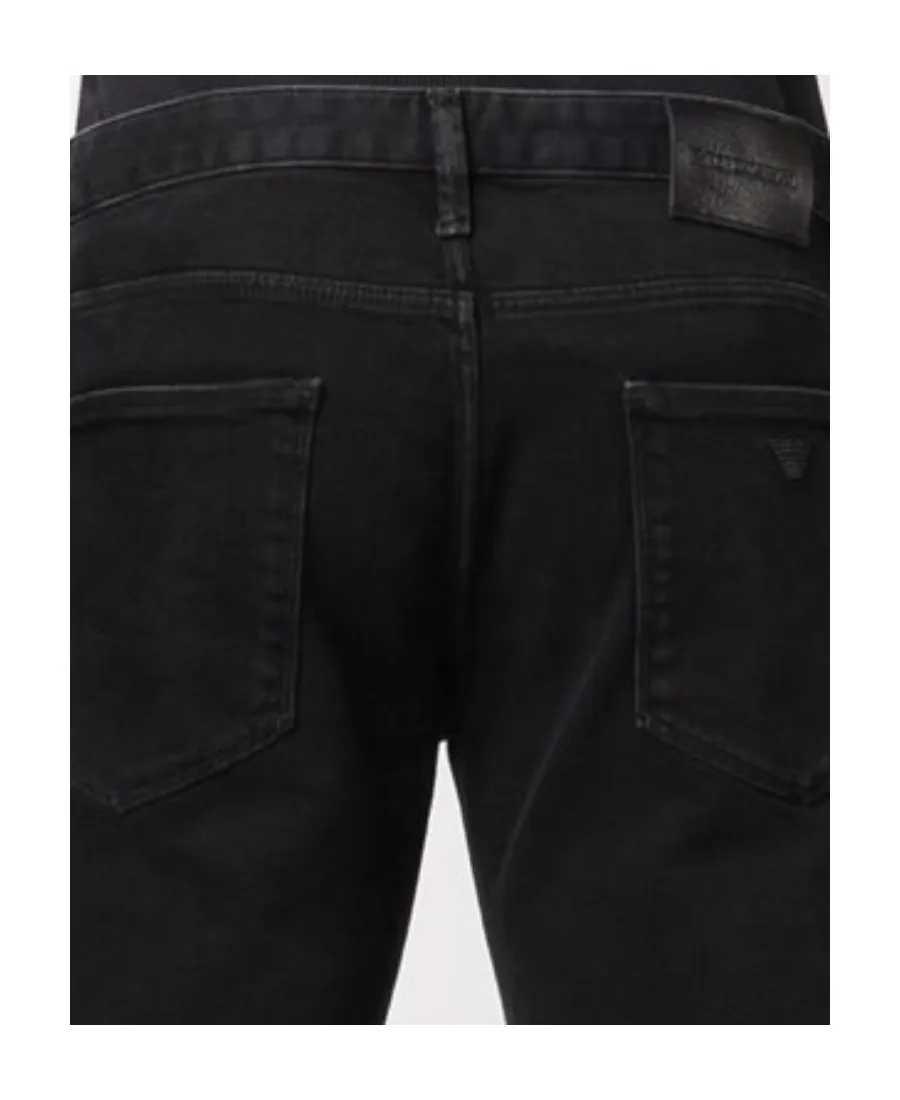 Emporio Armani Low-Rise Straight-Leg Slim-Cut Jeans