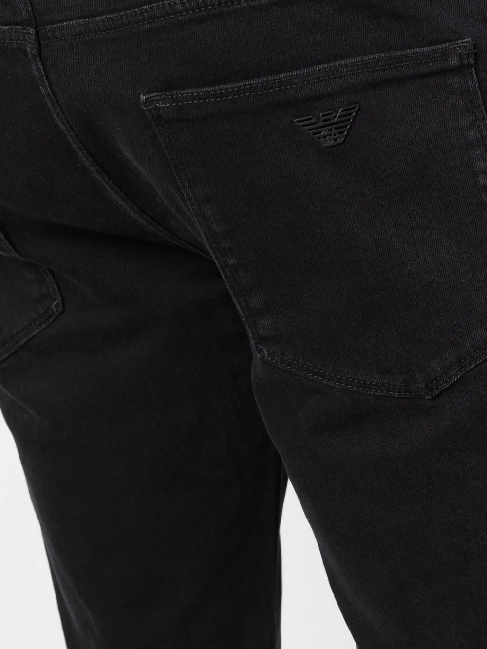 Emporio Armani Low-Rise Straight-Leg Slim-Cut Jeans