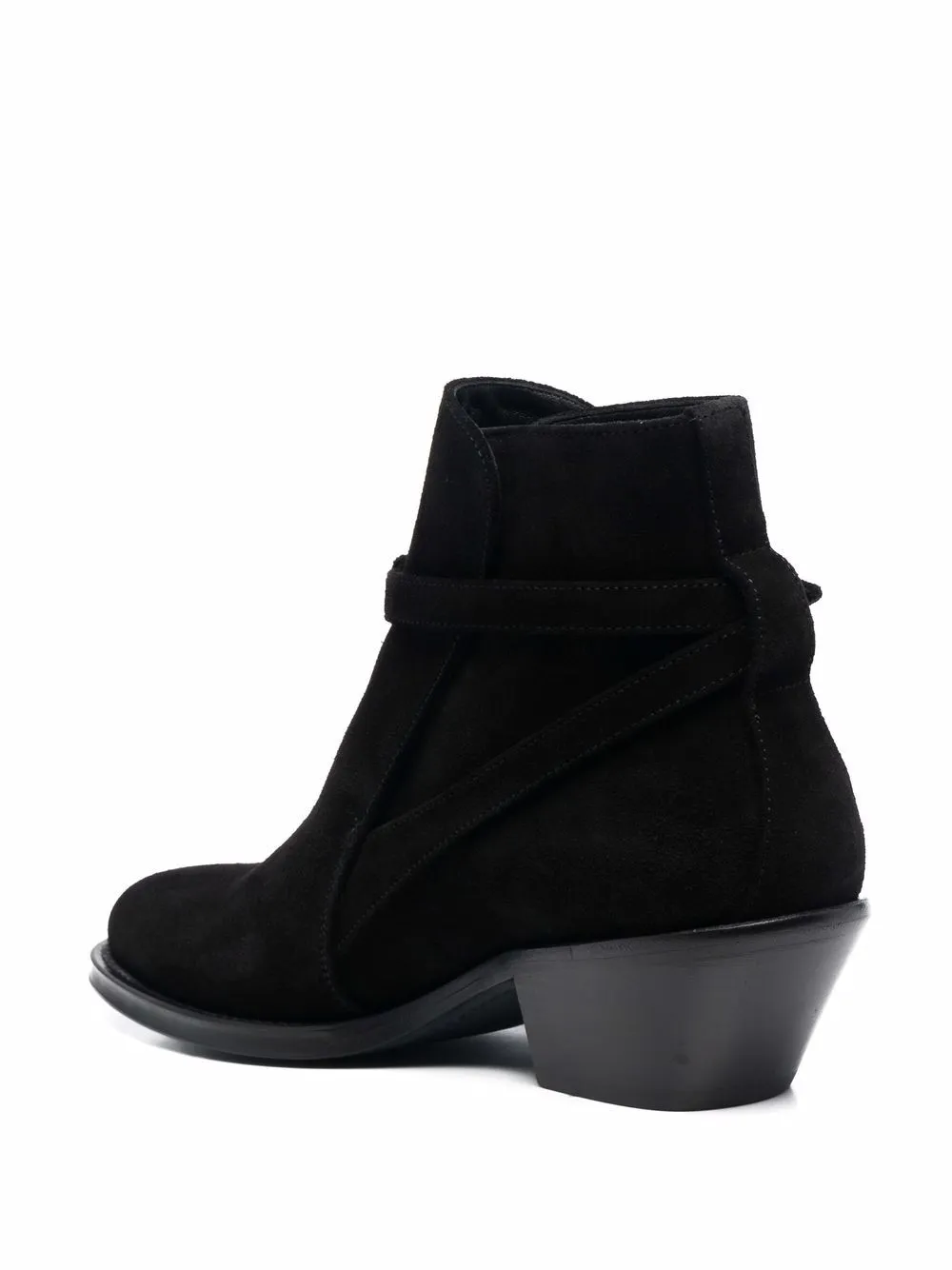 Buckled Strap Ankle Boots