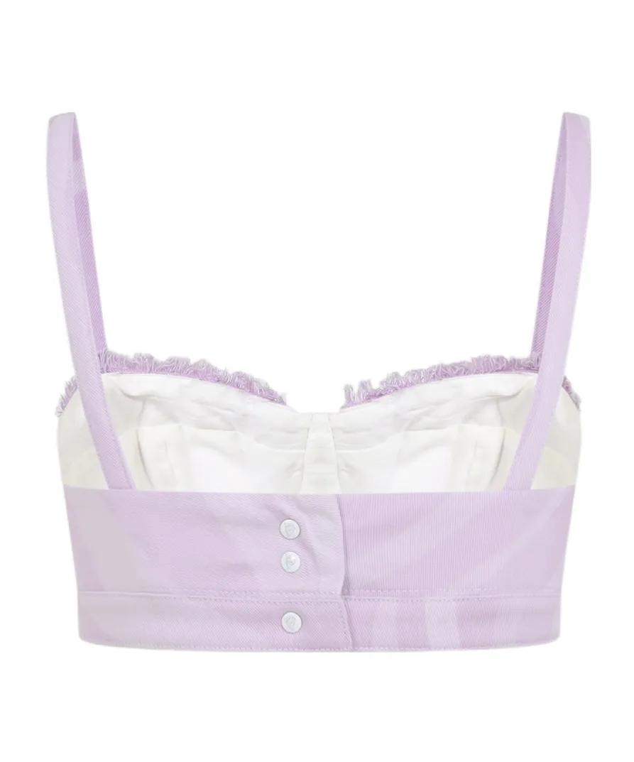 Pucci Striped Bustier Top