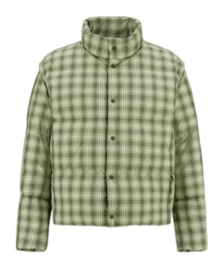 Checked Padded Jacket