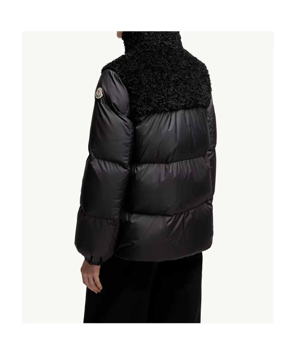 Moncler Esnaie Logo Patch Zip-Up Jacket