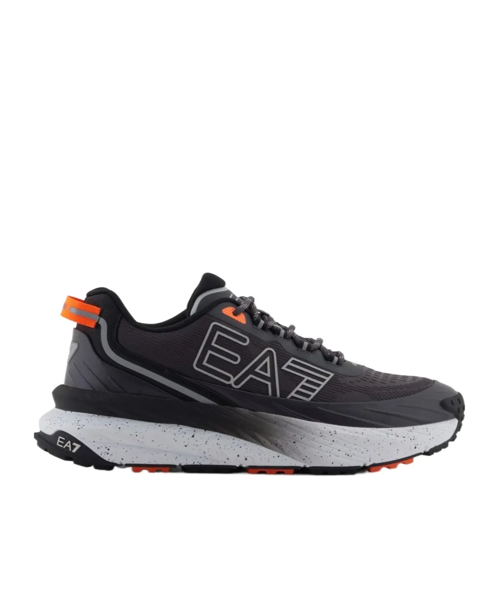 Ea7 Emporio Armani Logo Printed Lace-Up Sneakers