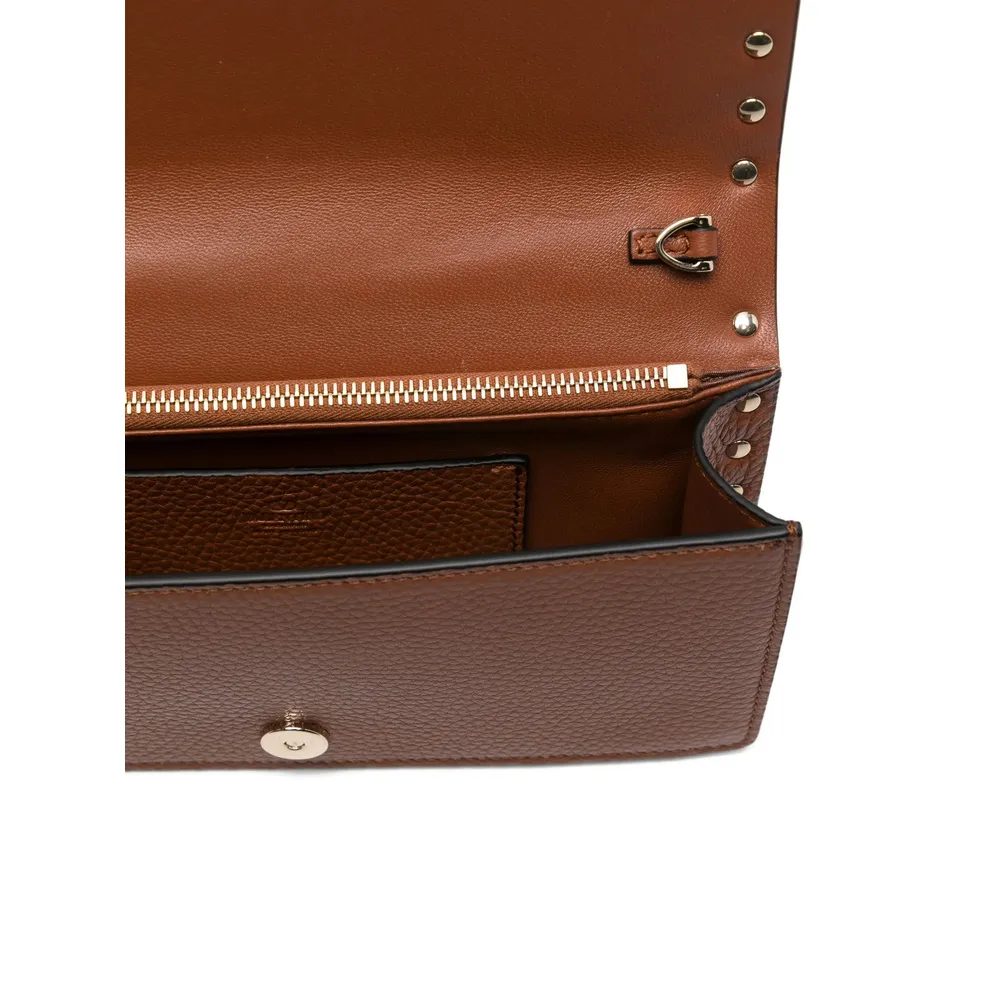 Stud-Embellished Top-Handle Mini Bag