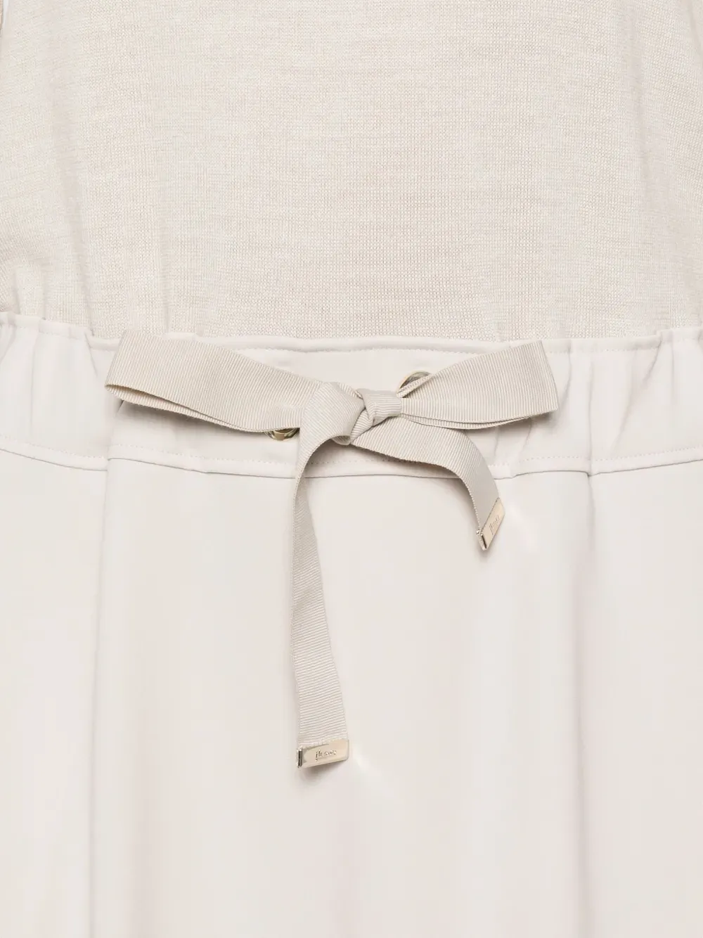 Roll-Neck Tie Dress