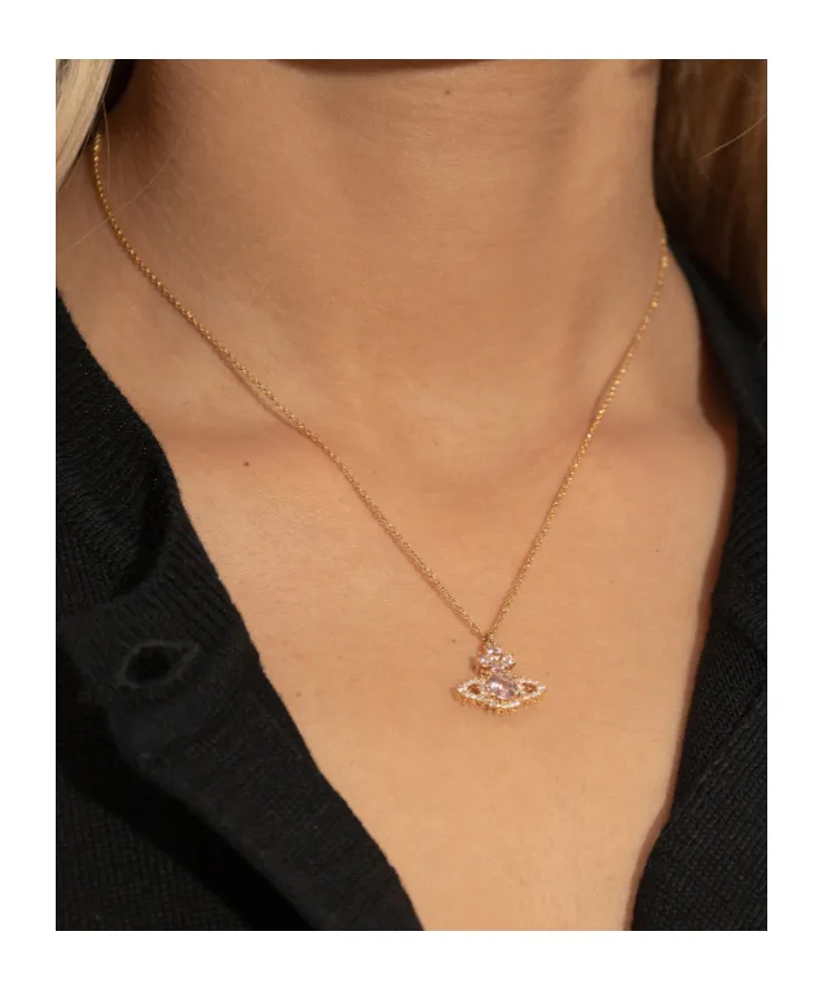 Vivienne Westwood Orb-Embellished Chain Linked Necklace
